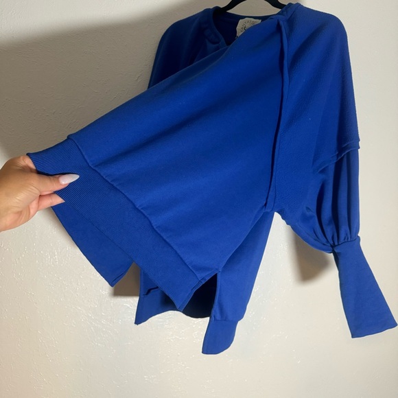 Fantastic Fawn Super Cozy Cobalt Dolman Sweater - Picture 3 of 6